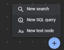 Add new search to add datasets to canvas.