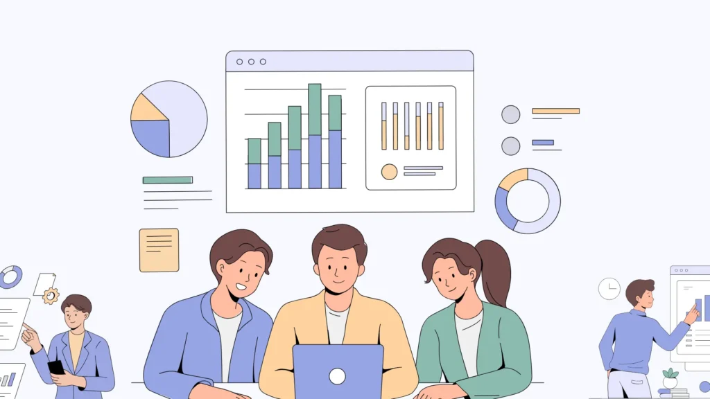 Illustration of Data Visualization and Analytics