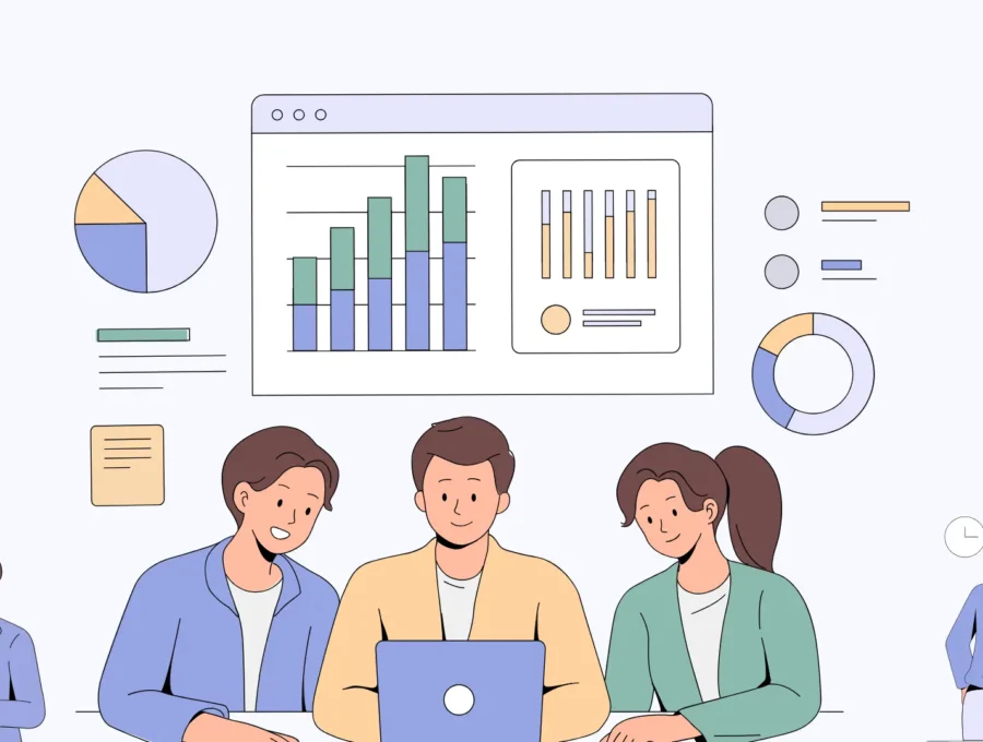 Illustration of Data Visualization and Analytics